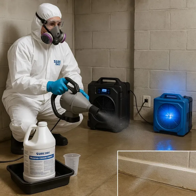 Sanitization and Odor Removal process in Purcellville, VA